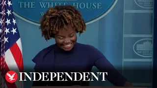 White House press corps bursts out laughing after question about George Santos