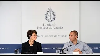 Press conference by Uğur Şahin and Özlem Türeci