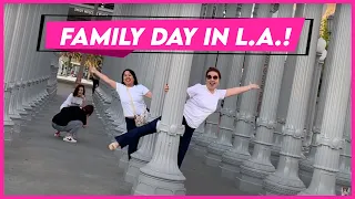 FAMILY DAY IN LA! | Small Laude