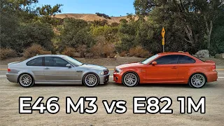 2006 BMW M3 vs 2011 BMW 1M - Head to Head Review!