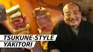 How Chef Kazuhiro Watanabe Grills 360 Tsukune-Style Yakitori Sticks a Day  — The Experts