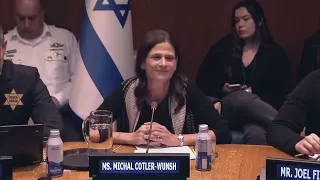Michal Cotler-Wunsh's powerful speech at the UN about the ever-mutating virus of antisemitism.