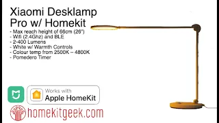 Xiaomi Desklamp Pro with Apple Homekit