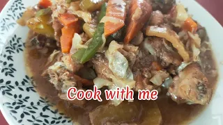 Cook with me/Mixed vegetable with chicken/cooking series