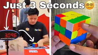 Fastest Rubik’s Cube Solve in The World “Max Park 3.13 WR”