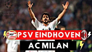 PSV Eindhoven vs AC Milan 3-1 All Goals & Highlights ( 2005 UEFA Champions League )