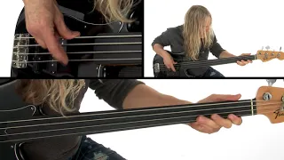 Fretless Bass Lesson - Playing on the Dots: 2 - Tony Franklin