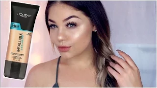 NEW L'Oreal PRO GLOW Foundation First Impression, Review + Demo | Blissfulbrii