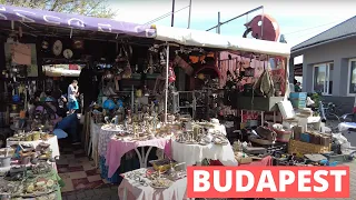 Bakancsos Piac - Flea market in Budapest [4k Ultra HD 60fps ]