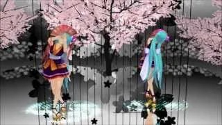 【MMD】千本桜（黒うさP）ダンス練習用動画〔紫音リア式〕〔固定カメラ〕【HD】【CC】