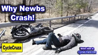 Why New Motorcycle Riders Crash | MotoVlog