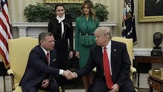 Трамп принял в Белом доме короля Иордании Абдаллу II