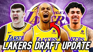 Lakers New SLEEPER Draft Targets After Trading for 40th Overall Pick! | Lakers Trade/Draft Update!