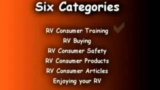 New RV Consumer Site Introduction by RV Education 101