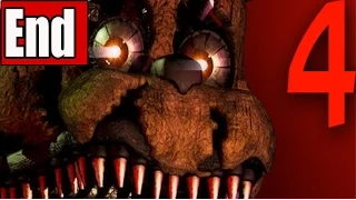 Five Nights at Freddy's Ending Night 5 (Fnaf 4 Ending) No Commentary