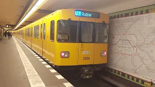 U-Bahn Berlin | Züge am Bahnhof Jungfernheide [Nur U7] (Kurzvideo)