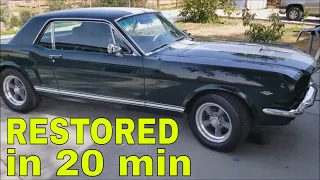 1965 Ford Mustang Restored  start to finish metalwork full build restoration