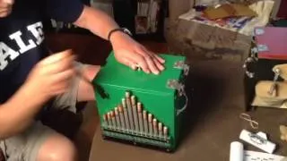 Mini-14 - street organ for everybody ! Bellows in action.