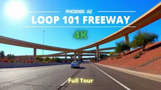 Complete Driving Route | Phoenix Metropolitan | Arizona State Loop 101 Freeway | Full Point Of View