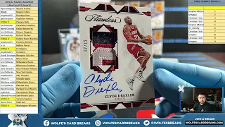 2021-22 Flawless Basketball 2 Box Case PYT Break #2