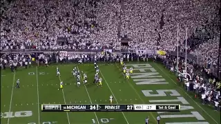 2013 Michigan at Penn State Football Highlights