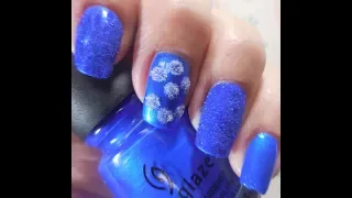 China Glaze / Frostbite ~ Maniology Flocking Powder