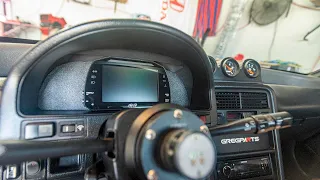 Honda CRX Si AIM MXS 1.2 Strada 5" Dash Install EP. 38