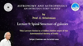 Lecture 9 - Spiral Structure of Galaxies