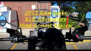 2022 Kawasaki KLR 650 Adventure ( most honest review )