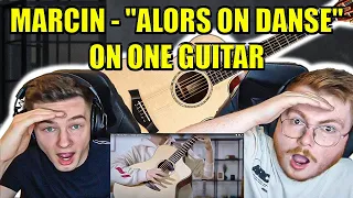 INSANE! MARCIN - "ALORS ON DANSE" ON ONE GUITAR (LIVE SESSION) - ENGLISH AND POLISH REACTION