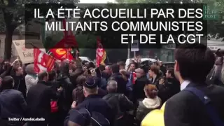 Emmanuel Macron chahuté à Montreuil