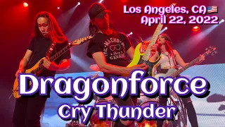 Dragonforce - Cry Thunder @Los Angeles, CA🇺🇸 April 22, 2022 LIVE HDR 4K