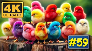 Ayam Lucu Dunia, Ayam Warna Warni, Anak Ayam Pelangi Warna Warni Lucu Unik,HewanLucu, KucingLucu #59