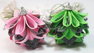 🎄 Новогодние Игрушки из фоамирана🎄 Елочные игрушки своими руками