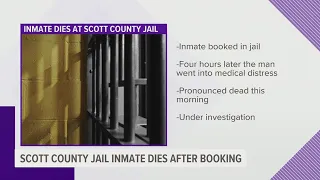 Scott County Jail inmate dies 4 hours after booking