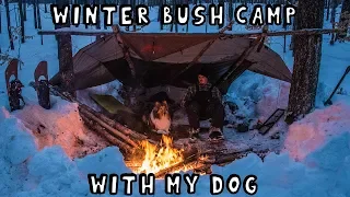 Winter Bush Camp with My Dog for 2 Nights