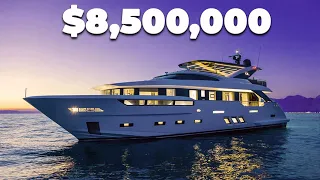 $8.5 Million Dollar Dreamline 26m Yacht INSANE!! | Walkthrough by Superyacht Broker Nick Cardoza