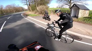 CHILLED RIDE // IDIOT BYCICLE RIDER - ROAD RAGE - SUBTITLES // RAW