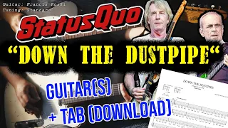 Play It Like STATUS QUO - "Down The Dustpipe" for Lead- & Rhythm-Guitar + TAB (Download) in 4K