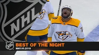 Rinne's improbable save, Malkin's diving goal, Subban's blistering one-timer