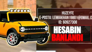 HESABIM OYUNDAN BANLANDI !! | Car Parking Multiplayer