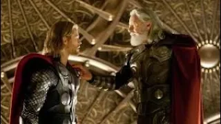 Thor banished by Odin.Thor (2011)