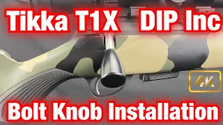 Installing a DIP Bolt Knob on a Tikka T1X .22LR