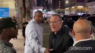 Tom Hanks rages, pushes and swears at fans after his wife Rita Wilson is knocked over Reversed