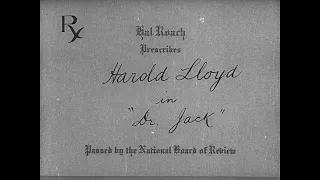 Dr. Jack (Taylor and Newmeyer, 1922) — 1080p