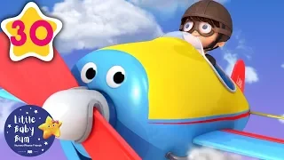 Song About Planes | +30 Minutes of Nursery Rhymes | Moonbug TV | #vehiclessongs