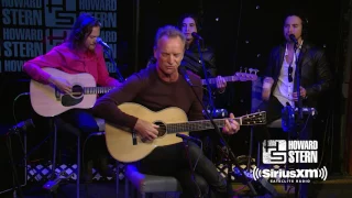 Sting "Message in a Bottle" Live on the Howard Stern Show