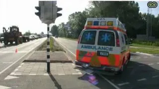 Motorrijder zwaargewond bij ongeval op Oranjebaan, Amstelveen