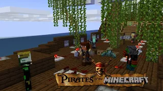 Седьмая серия Пираты моря майнкрафта "Проклятие Летучего Голландца" /майнкрафт 1.12.2 #minecraft