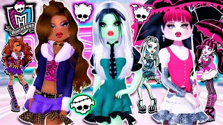Recreating MONSTER HIGH Characters In DRESS TO IMPRESS! Draculaura, Frankie, Claudeen & More! ROBLOX